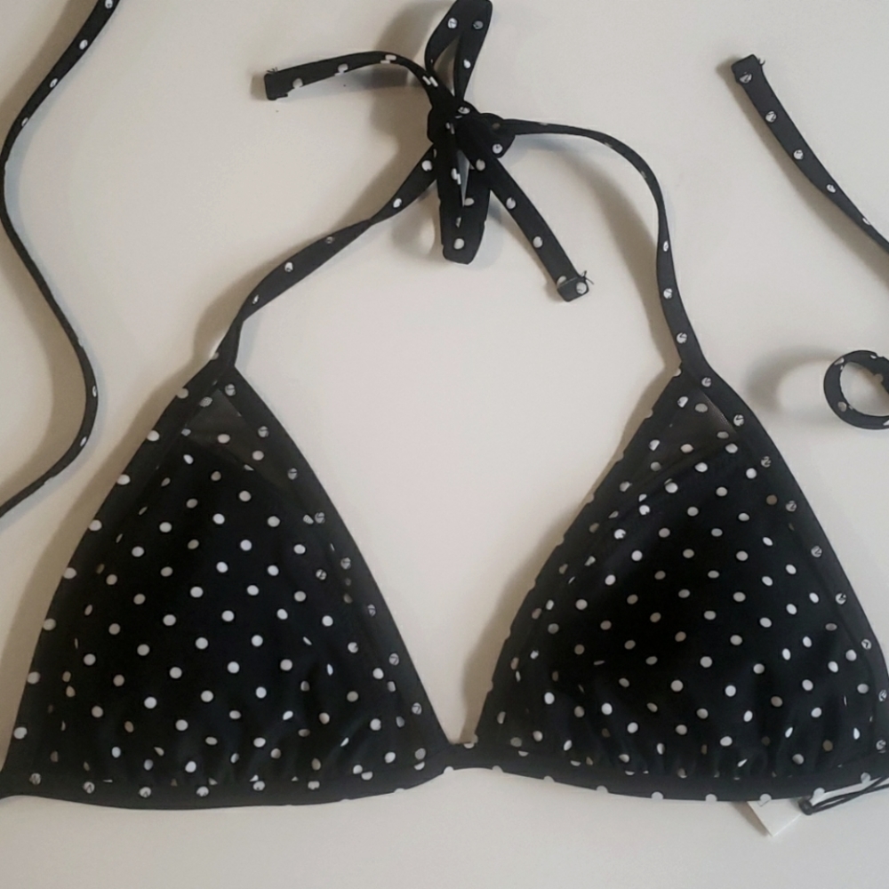 Triangle Bikini Top Shade and Shore Polka Dot